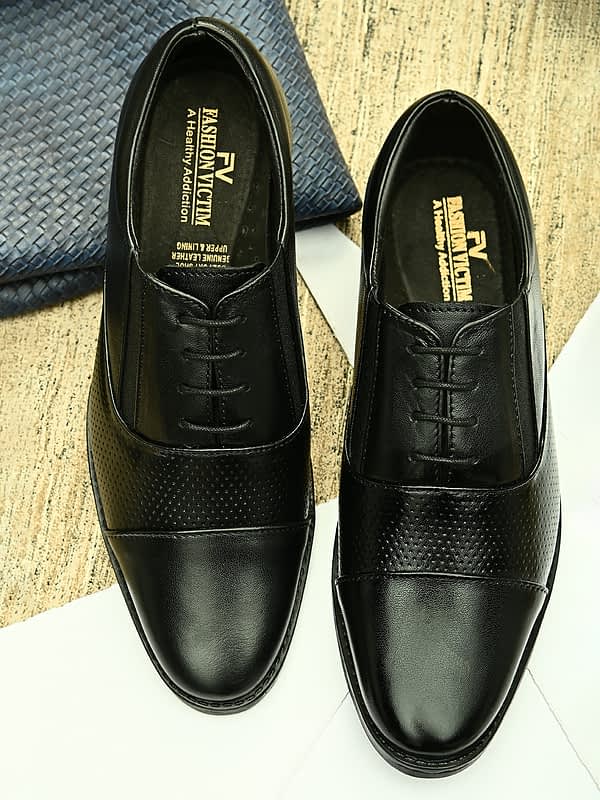 Buy Black Formal Shoes for Men by FASHION VICTIM Online