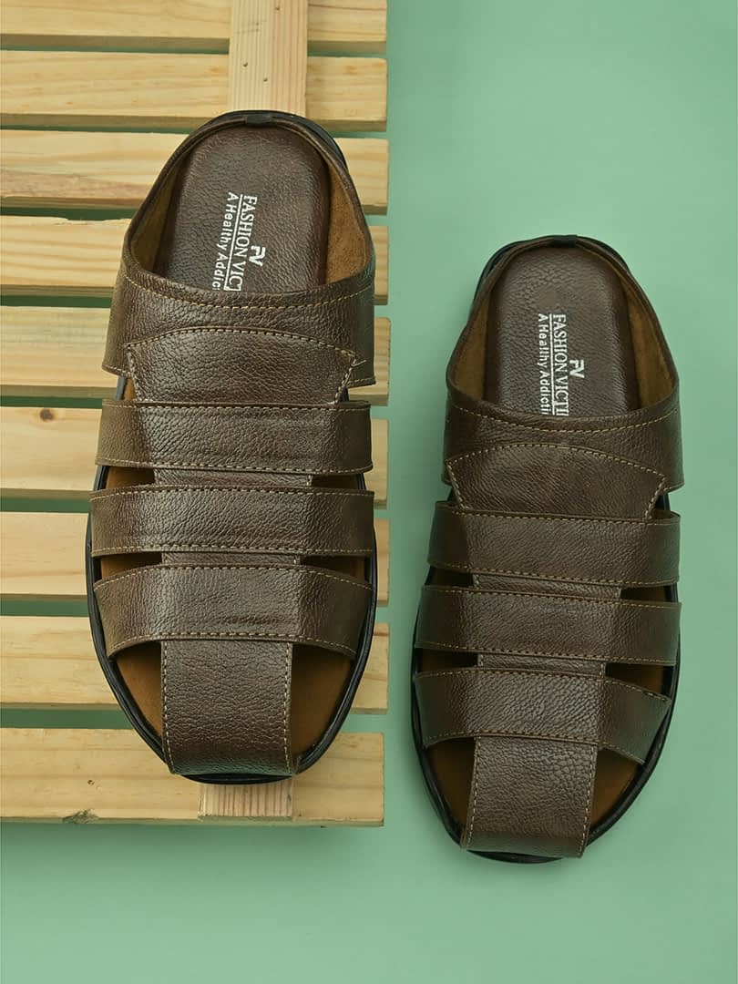 fashion victim Men Slip On Fisherman Sandals Store Shoes