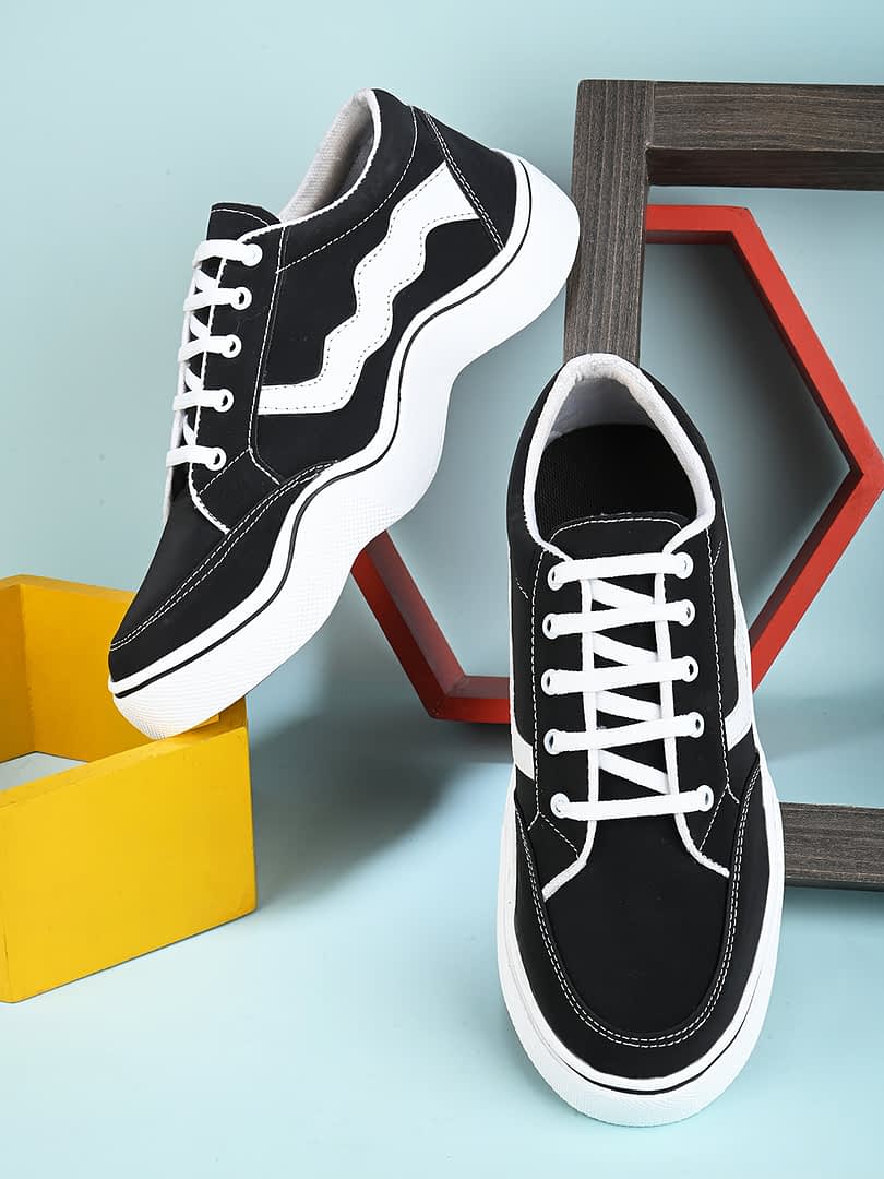 fashion victim Men Colourblocked Casual Canvas Comfort Insole